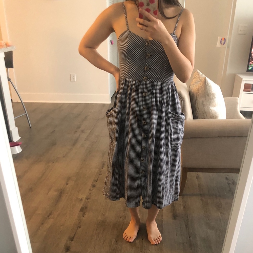 Urban Outfitters gingham midi dress